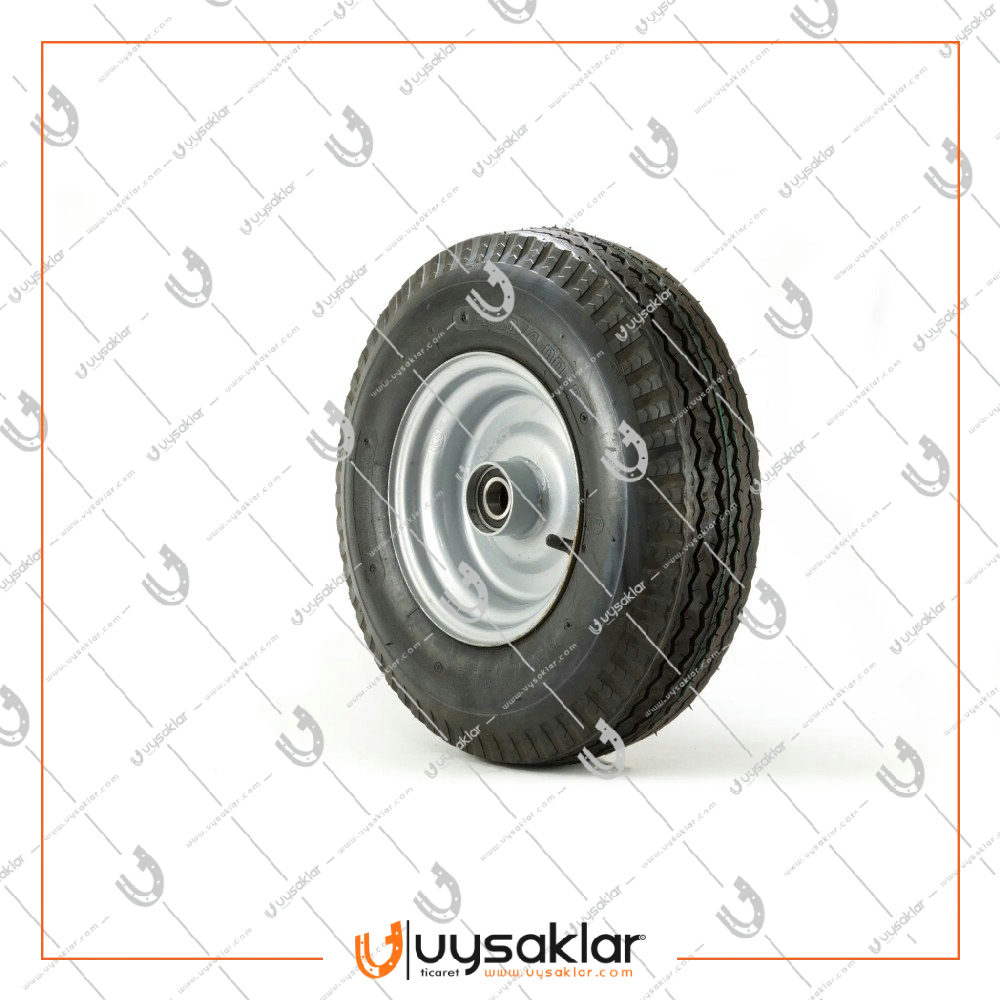 CCR Balya Makinası Cin Teker Lastik + Jant (4.00-8)