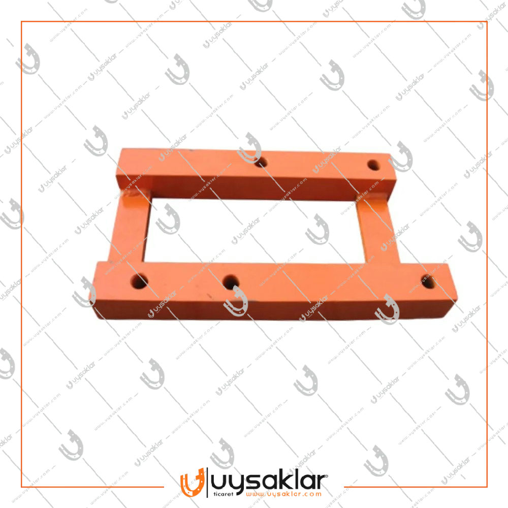 Balya Makinası Volant Kasnağı Sehpası Alt Plaka Bağlantısı