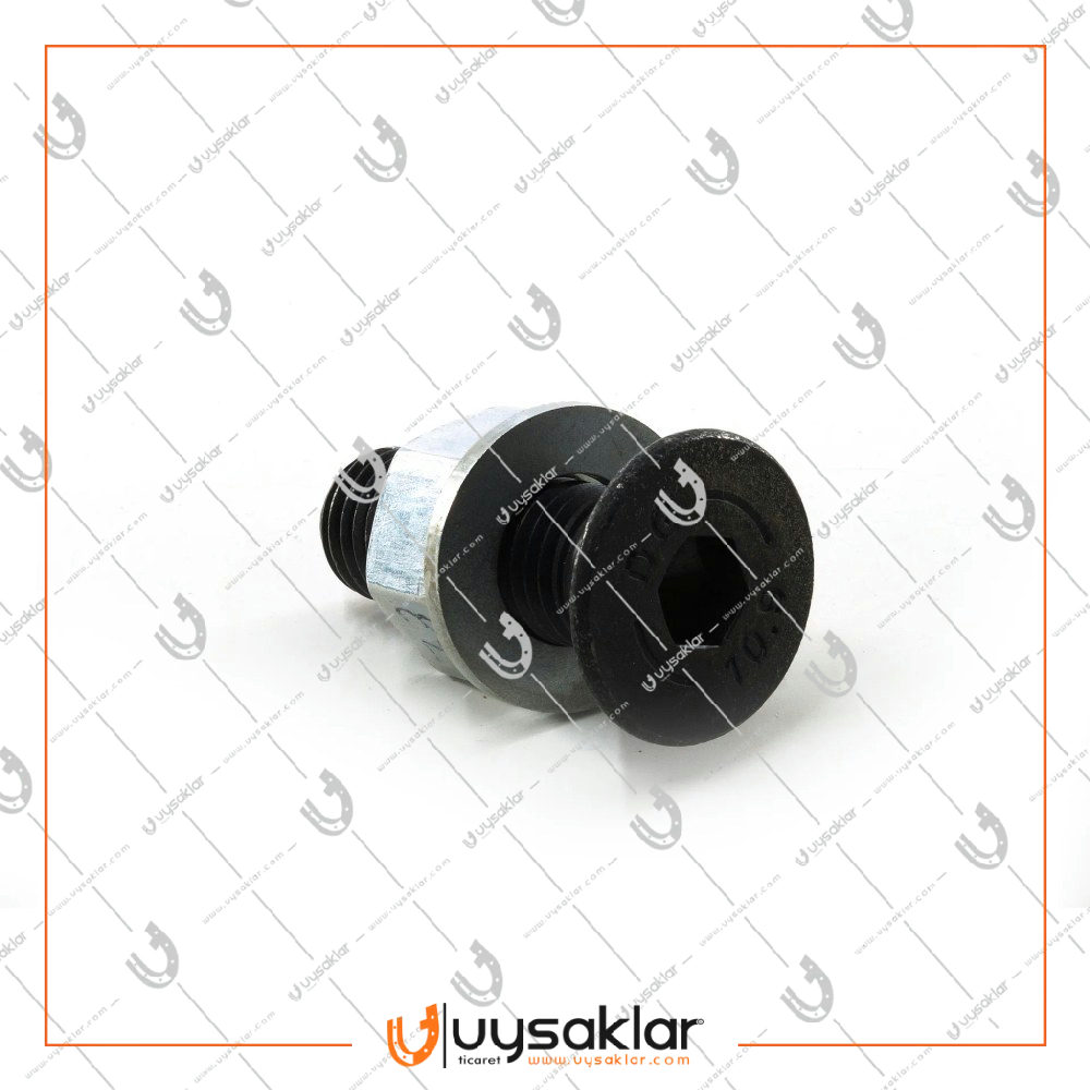 Balya Makinası Piston Bıçak Civatası (5190 - Uzun,Somunlu)