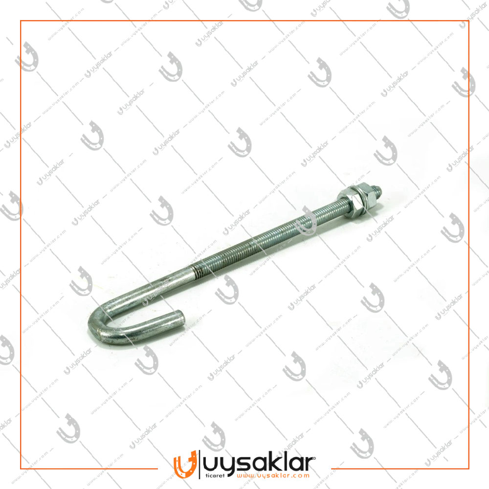 Balya Makinası Pikap Askı Yayı Kıvrık Kanca Civatası