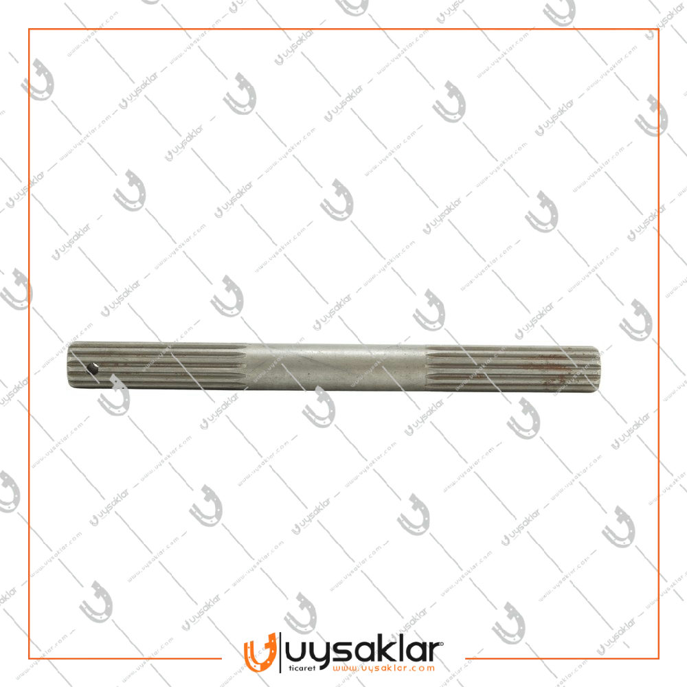 Balya Makinası Yaba Şaft İki Ucu Frezeli Mil (14 Kanallı)